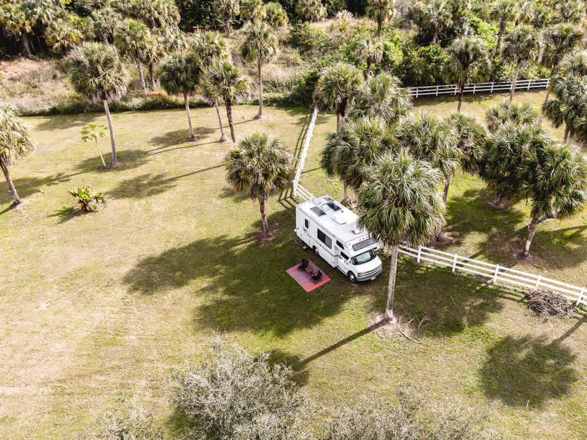 The grounds are well maintained and campers can choose where they'd like to set up 