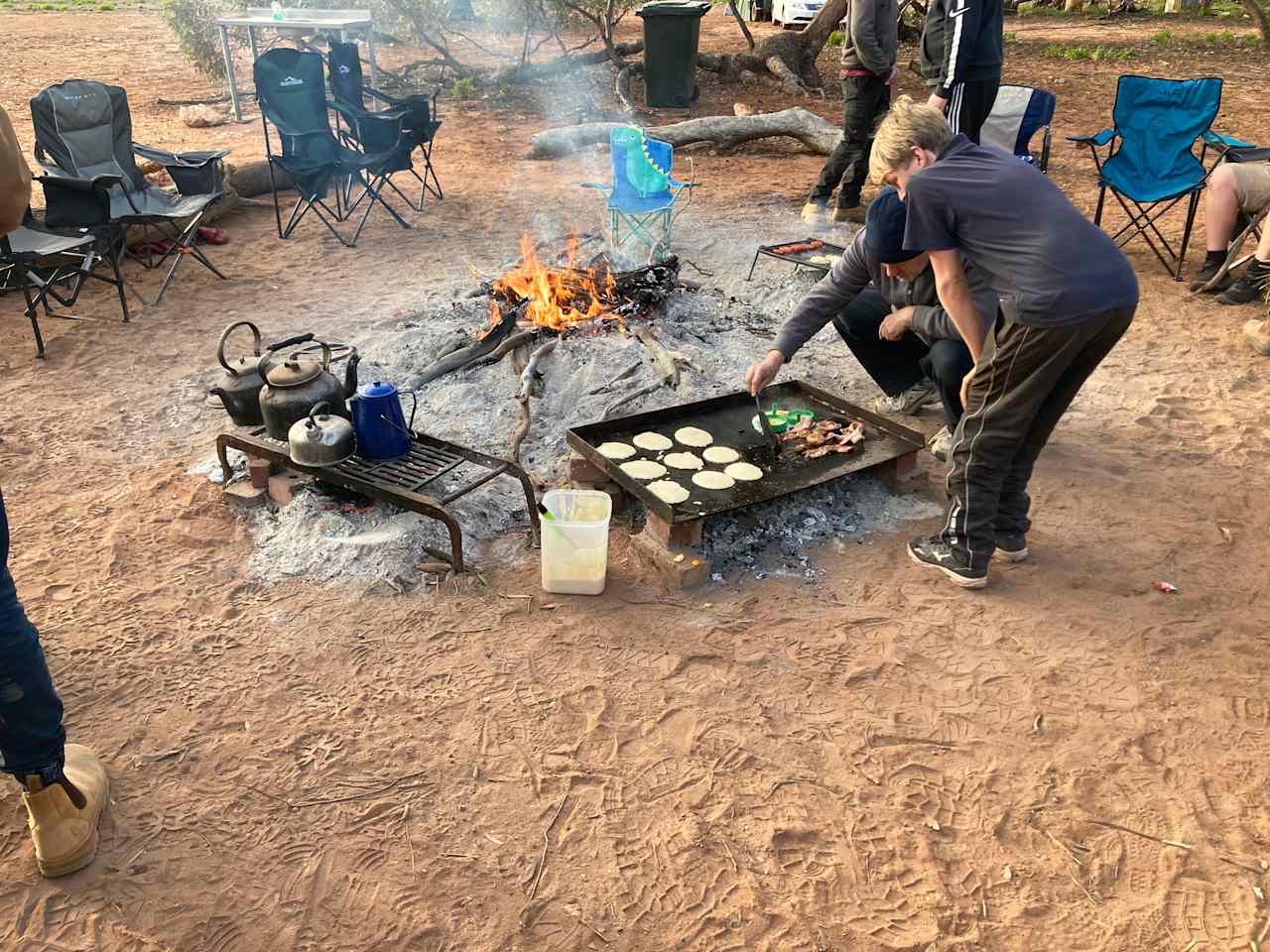 Nothing like a meal made over a campfire!