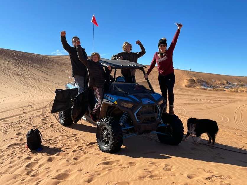 Side by side tour at Coral Pink Sand Dunes