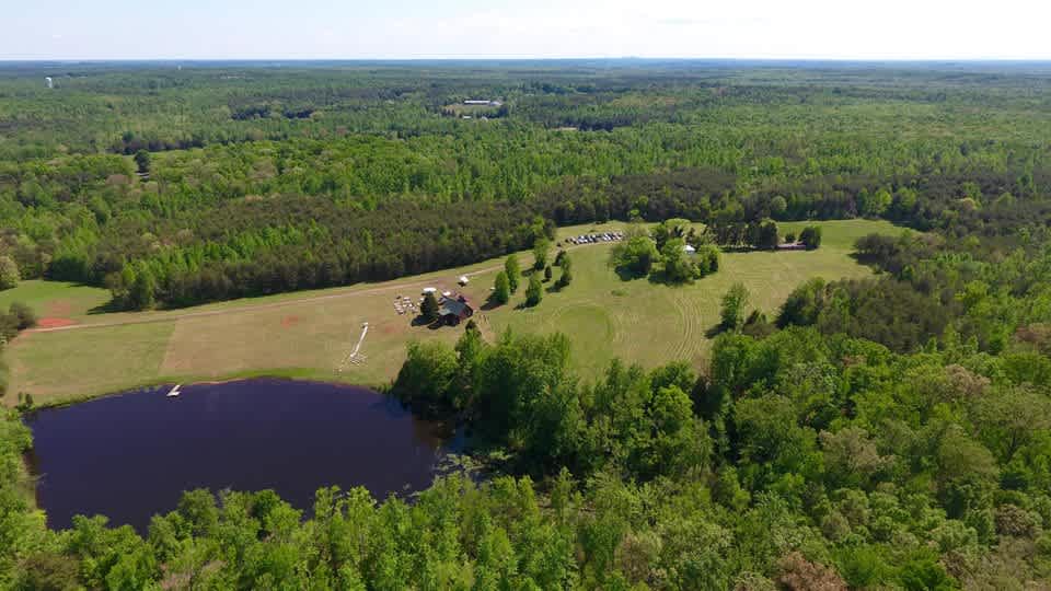 AERIAL VIEW OF PROPERTY