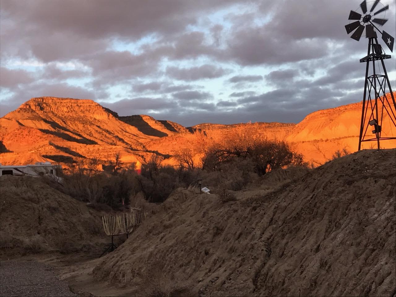 Upper mountain desert teepee