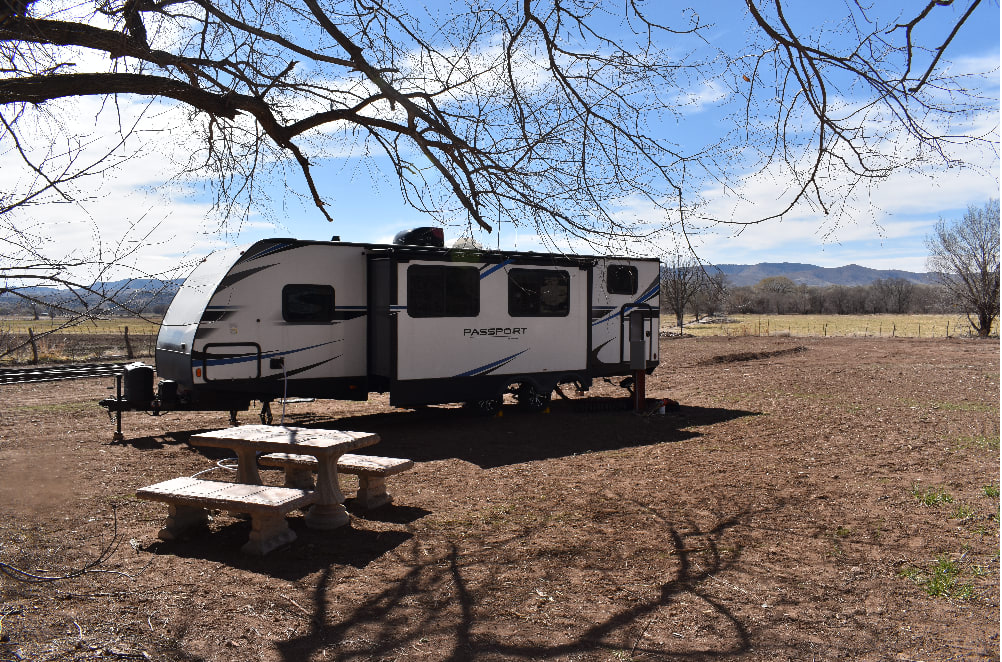 campsite #2, still waiting for the grass to come in...