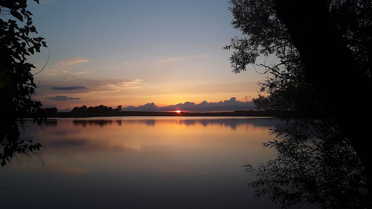 Camping on private lake