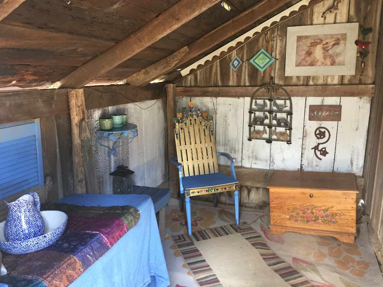 Bathroom and washing up station