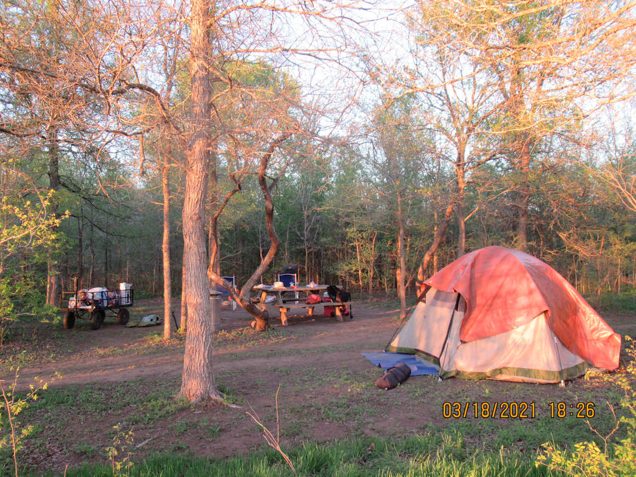 Our lovely campsite