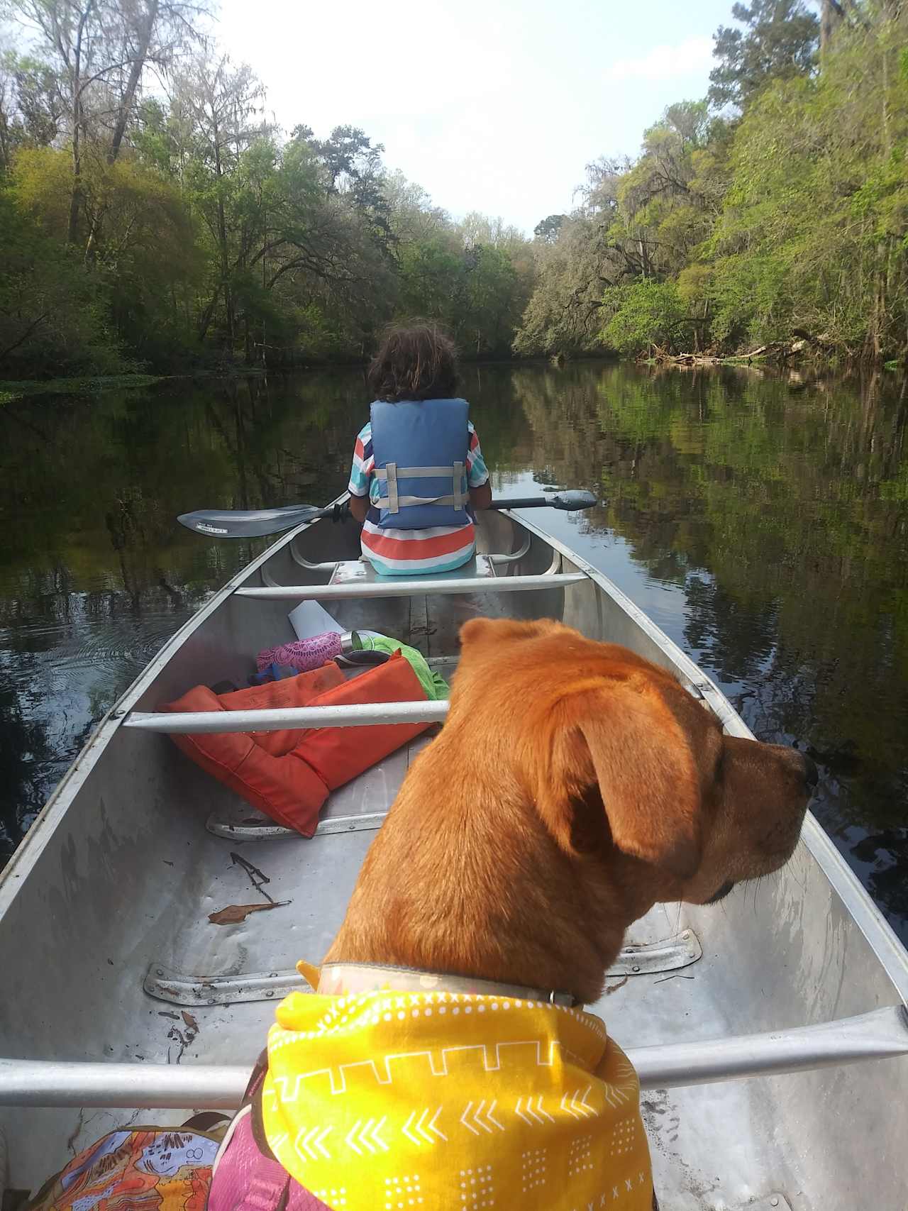 Canoeing the Santa Fe River from The Outpost.