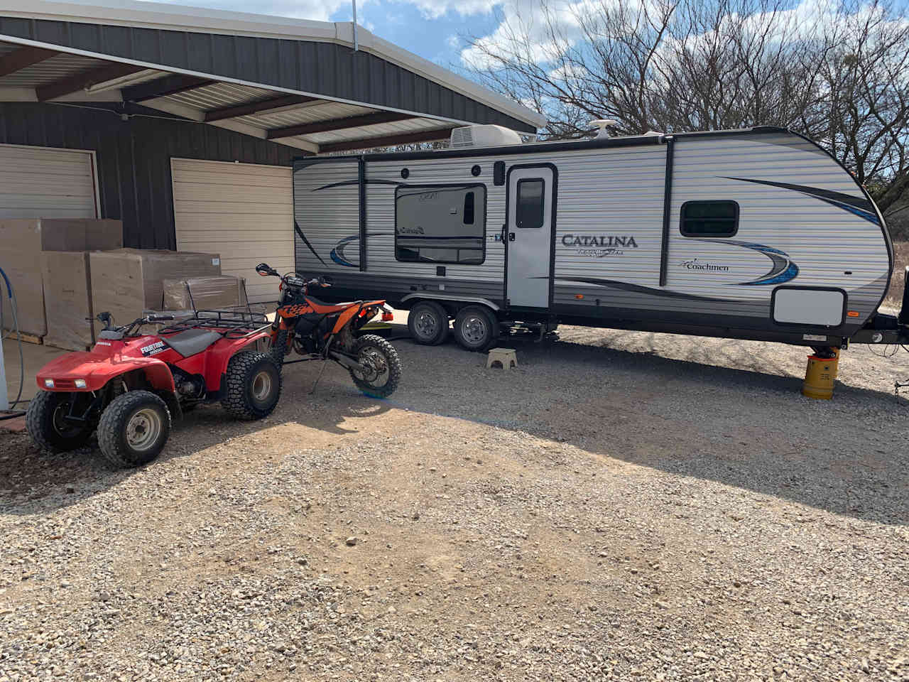 Guest Home Carport with RV services