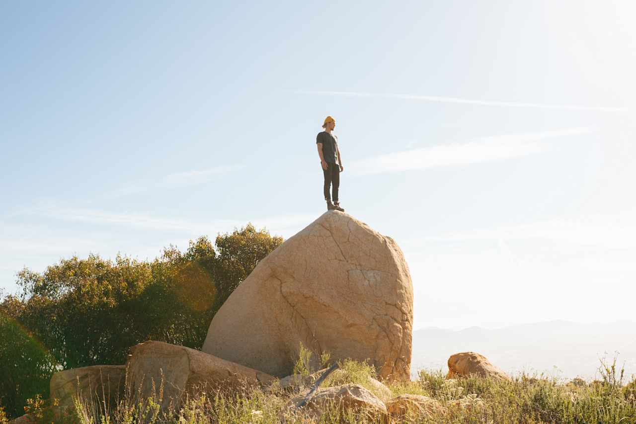 Lots of fun rocks to climb!