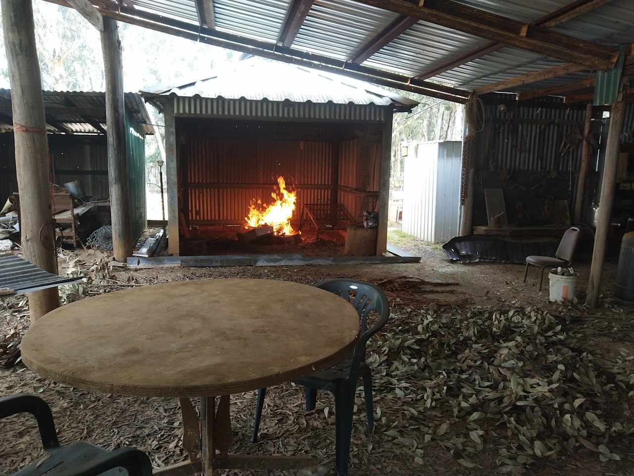 The Old Forge, perfect for camp fires and cooking