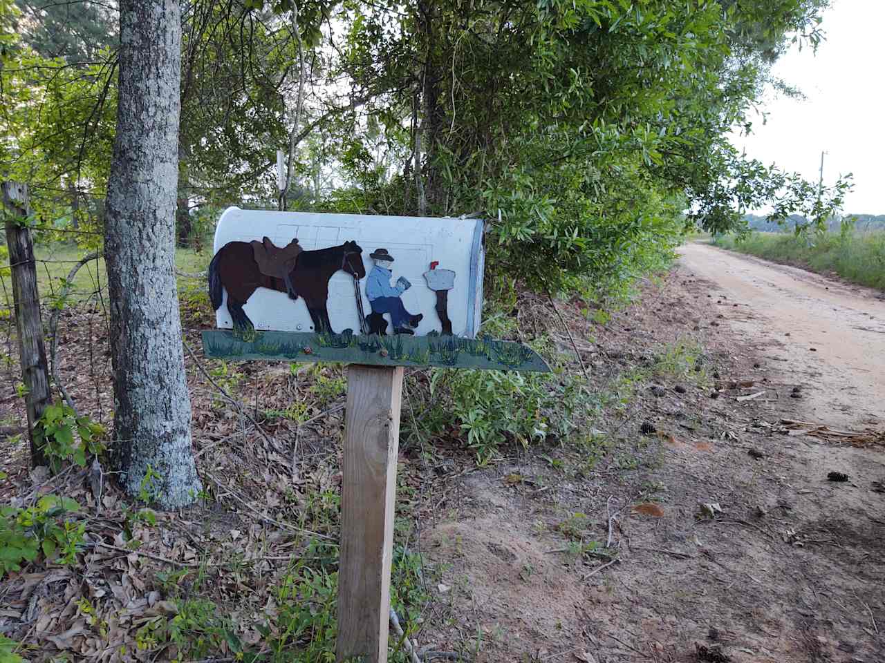 Your almost here if you see the mailbox. Find Don Keyote just up the road a short ways
