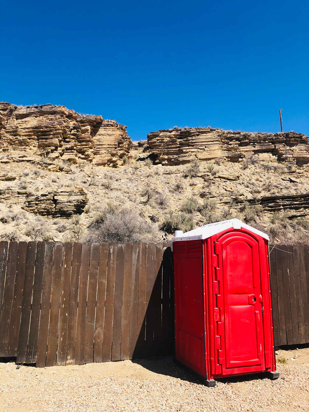 Porta potty available 