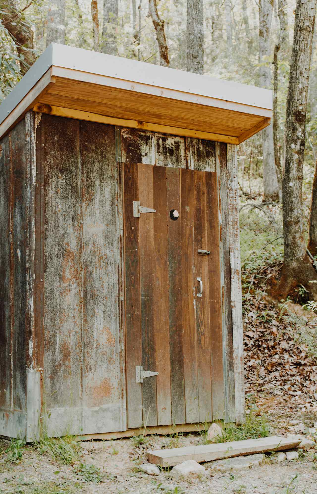 The outhouse! There is a porta-potty, as well. Both very clean!