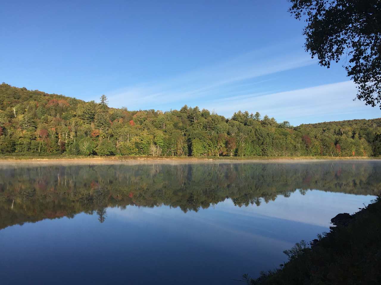 Flashing Moose river camping