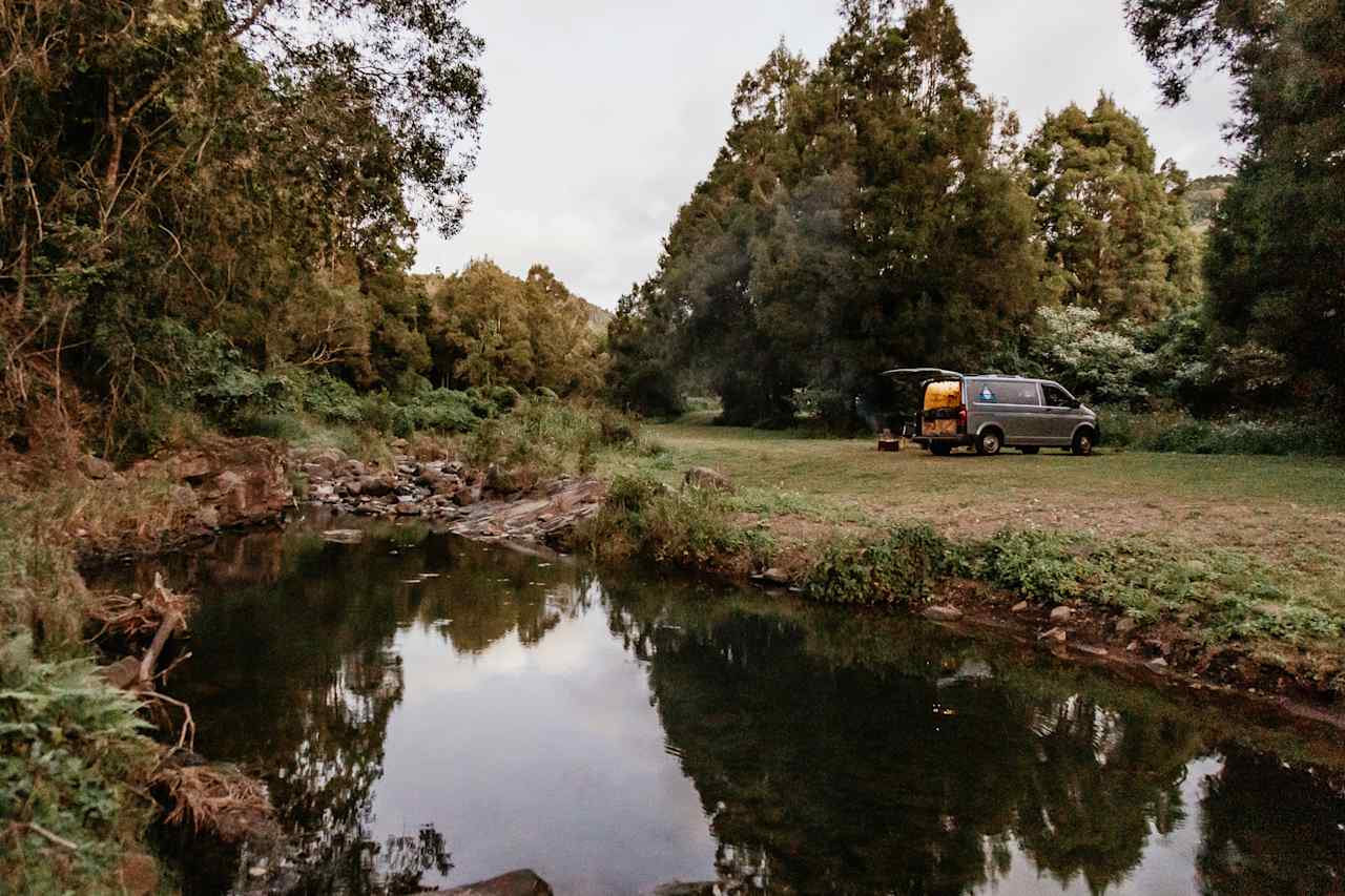 Quiet spot by the river