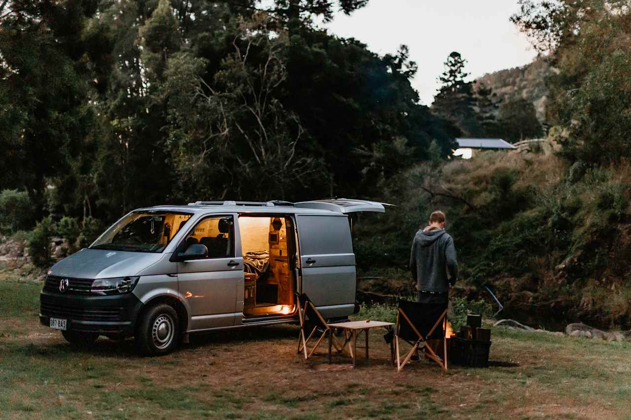 Quiet spot by the river