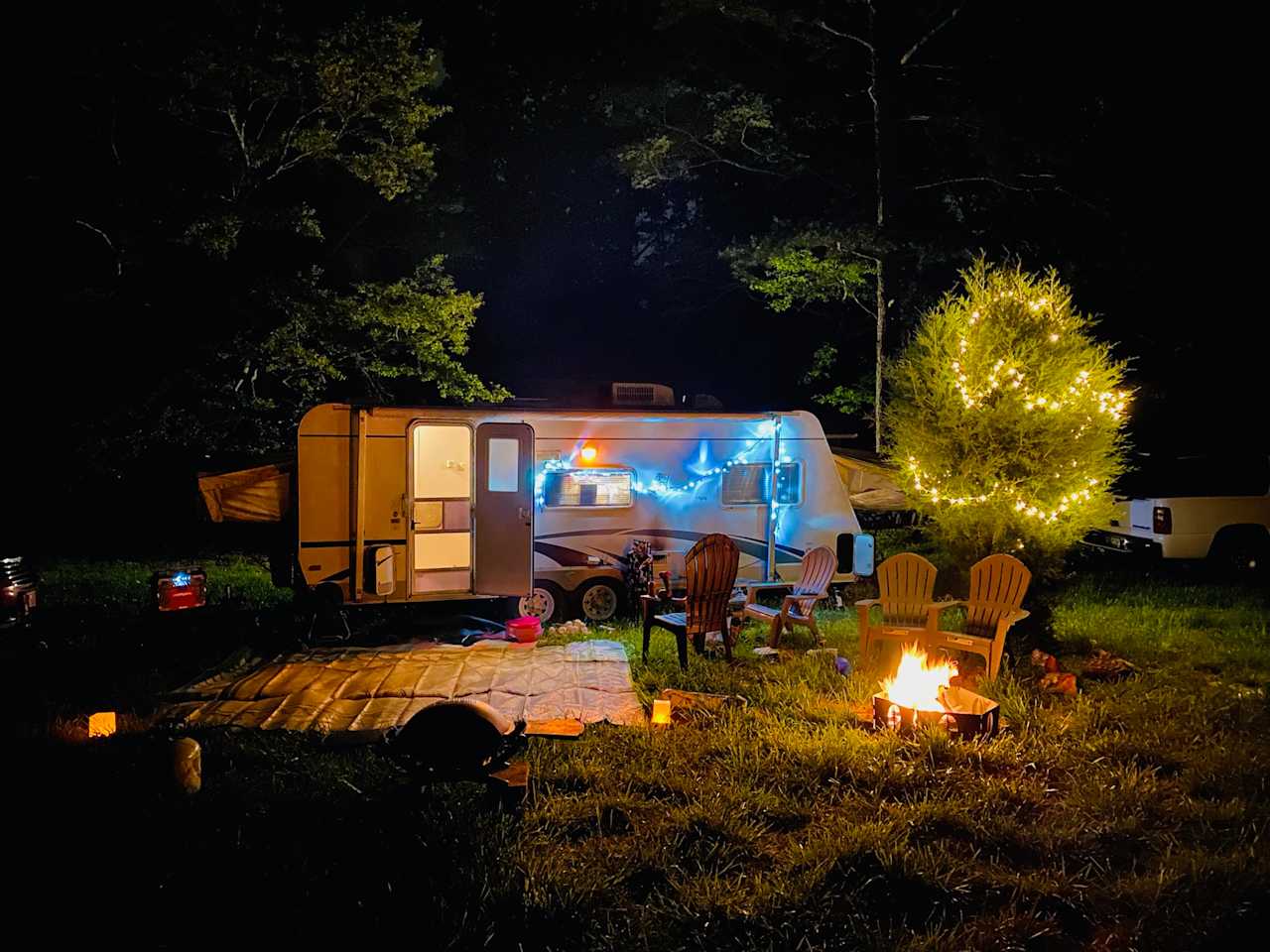 Camping at Saluda River