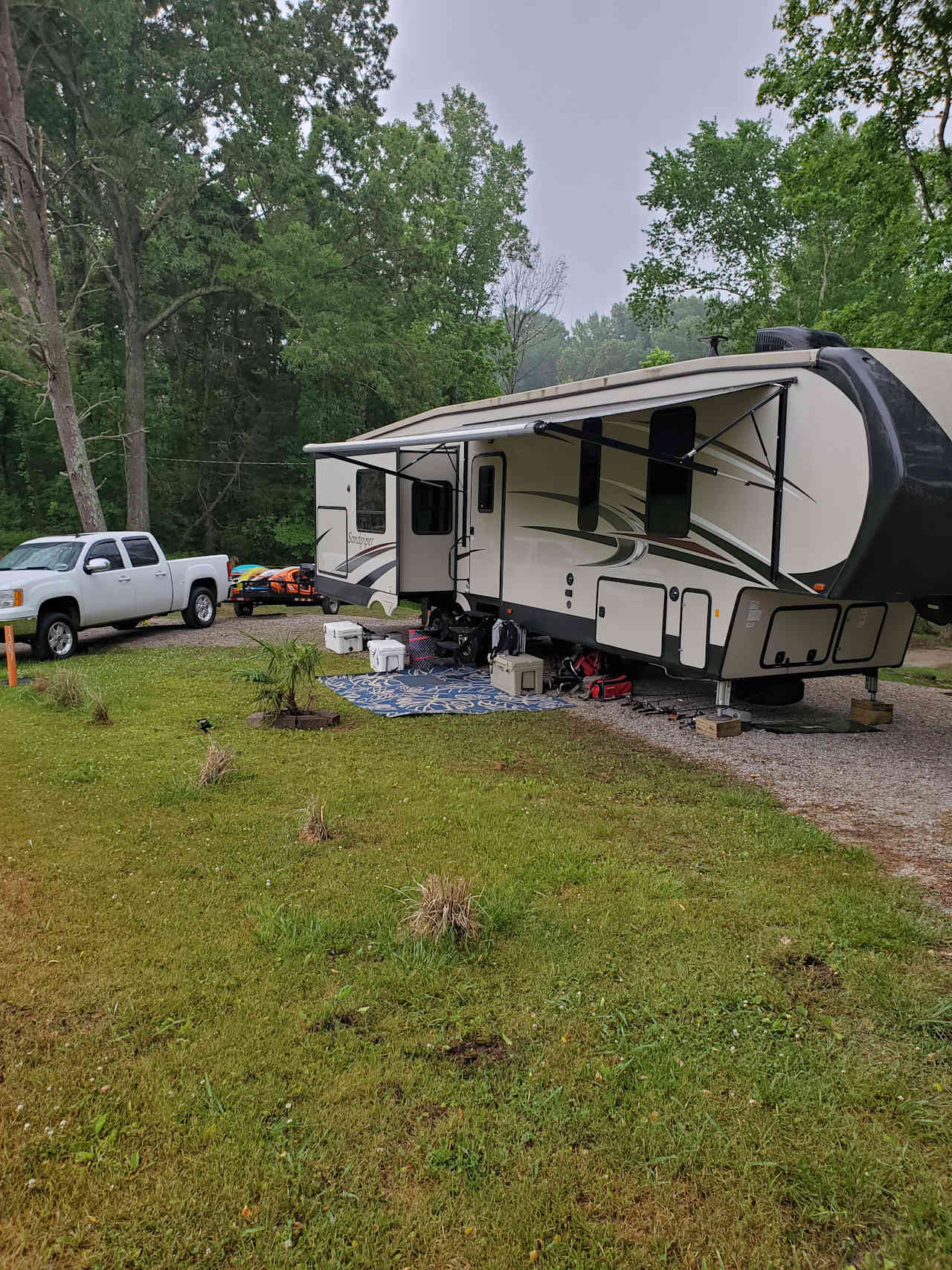 Campsite on the Caney