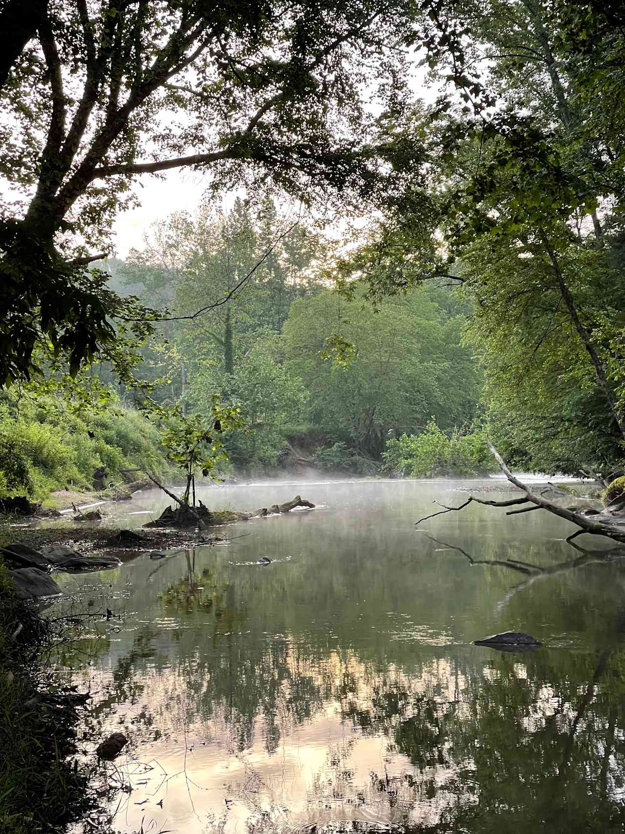 From site 1 looking down river