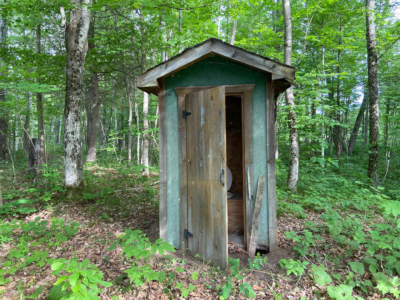 Yep! It’s an outhouse...
This is located by the river portion of the property.