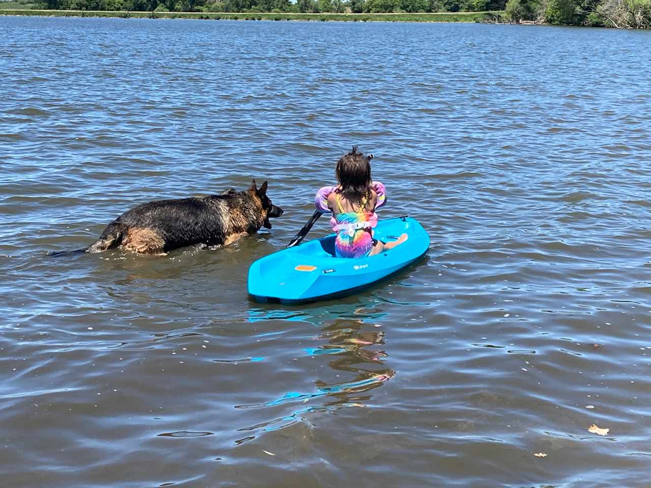 Camping on private lake