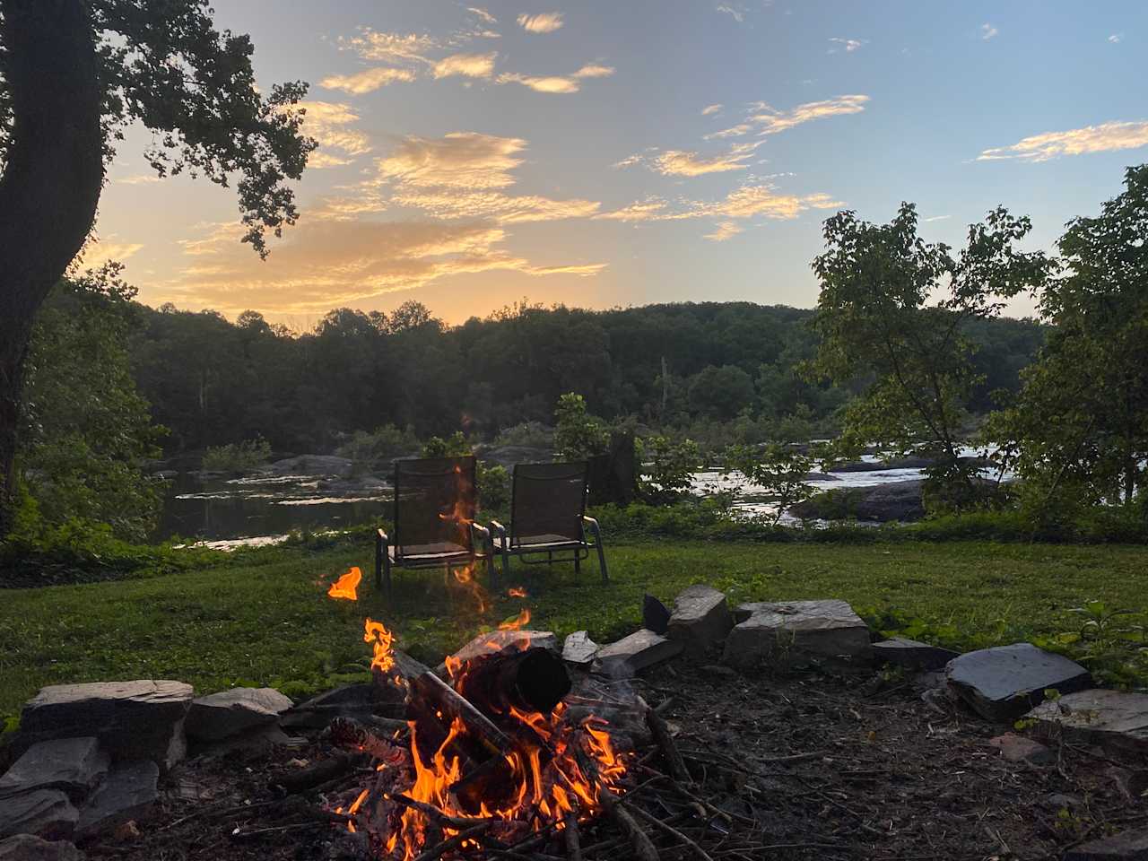 River front get away sunsets! Always a 10 