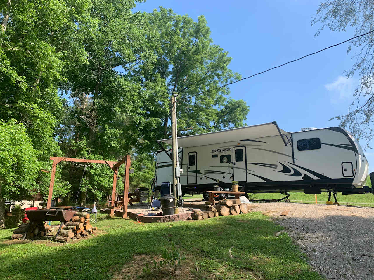 Campsite on the Caney