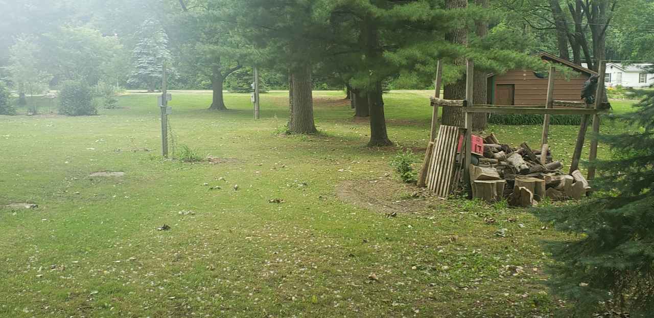 Side view near another camp site