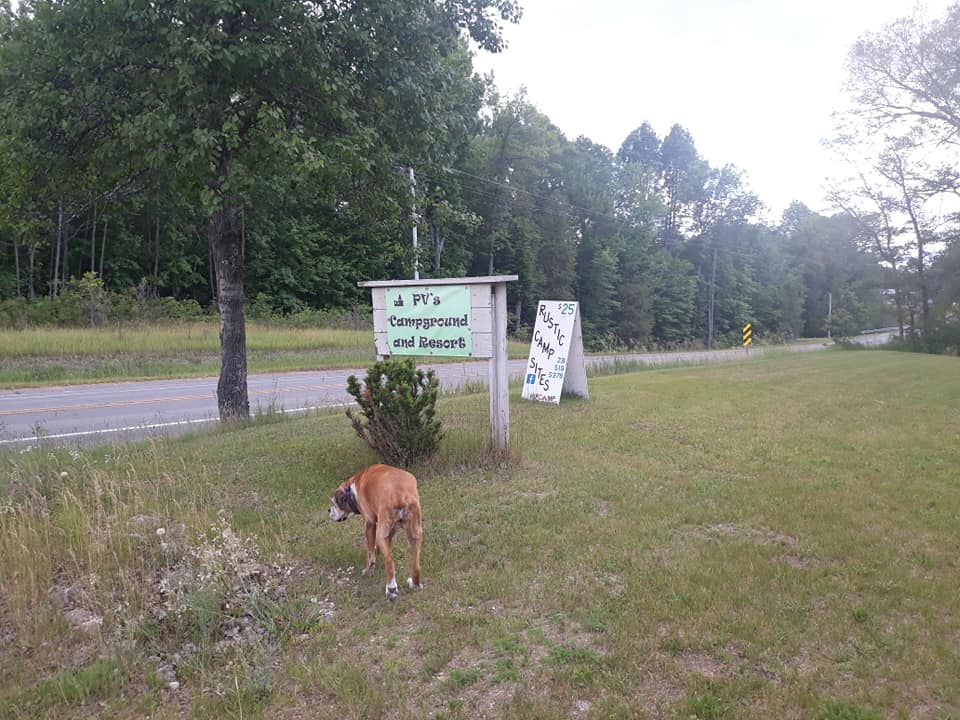 Entrance sign