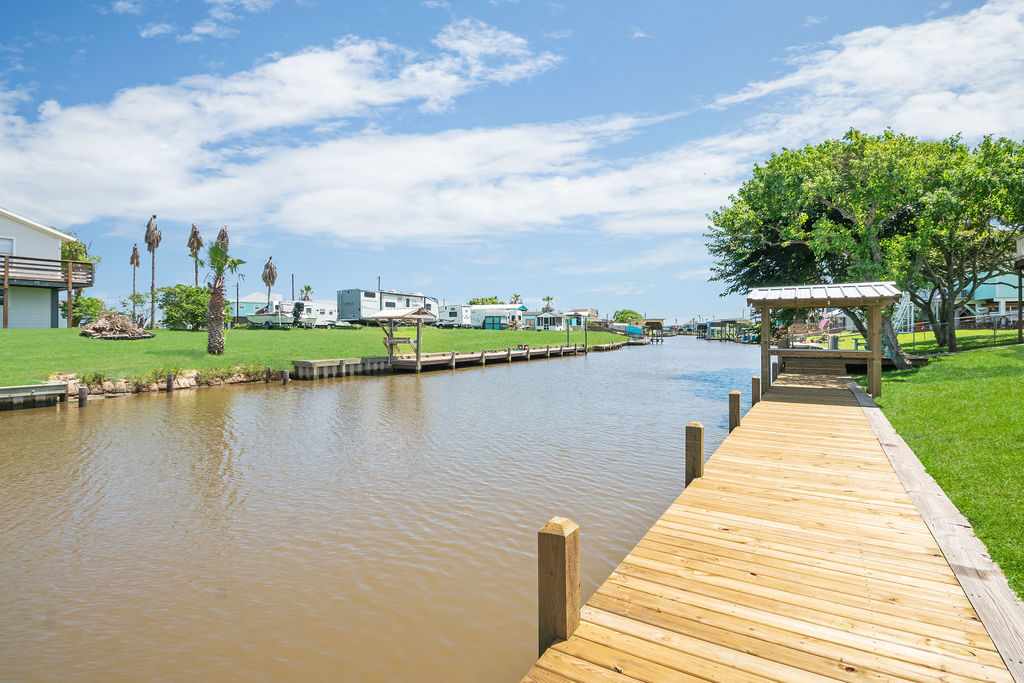 Canal Front with Fishing Pier