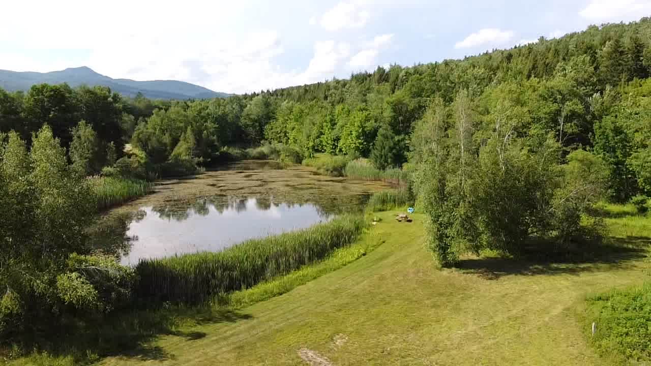 Peaceful Pond Side Retreat site. 