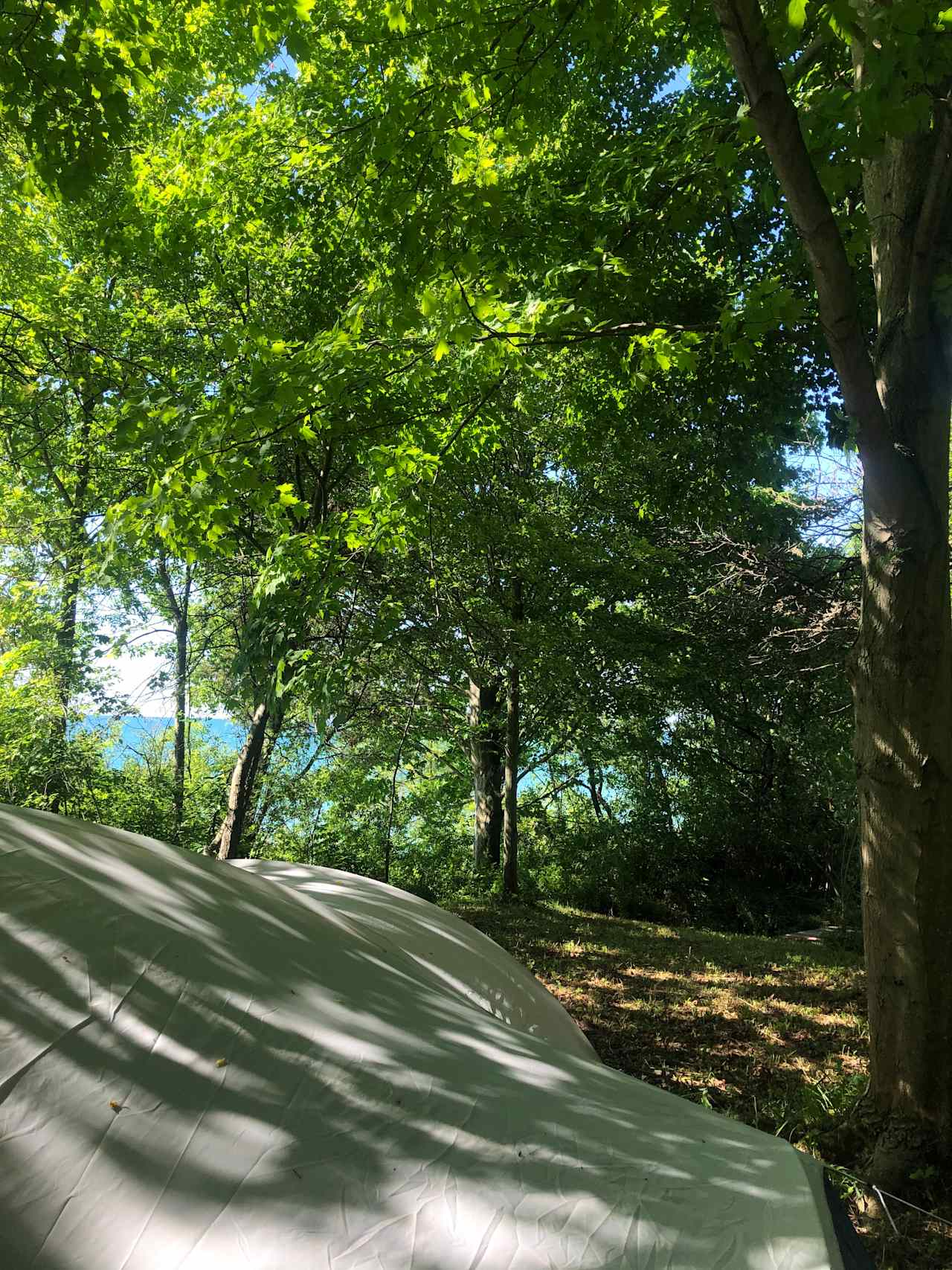 Lake Erie Private Beach Camping