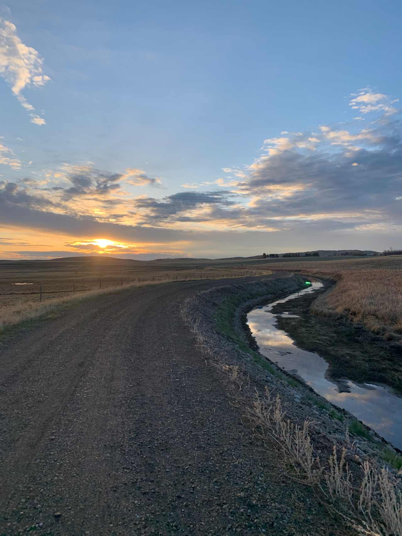 An area to walk on a canal road close to the property.