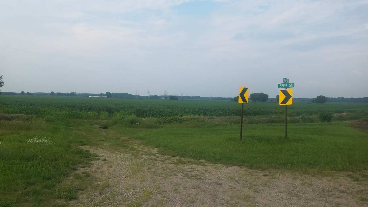 Looking North East from the road