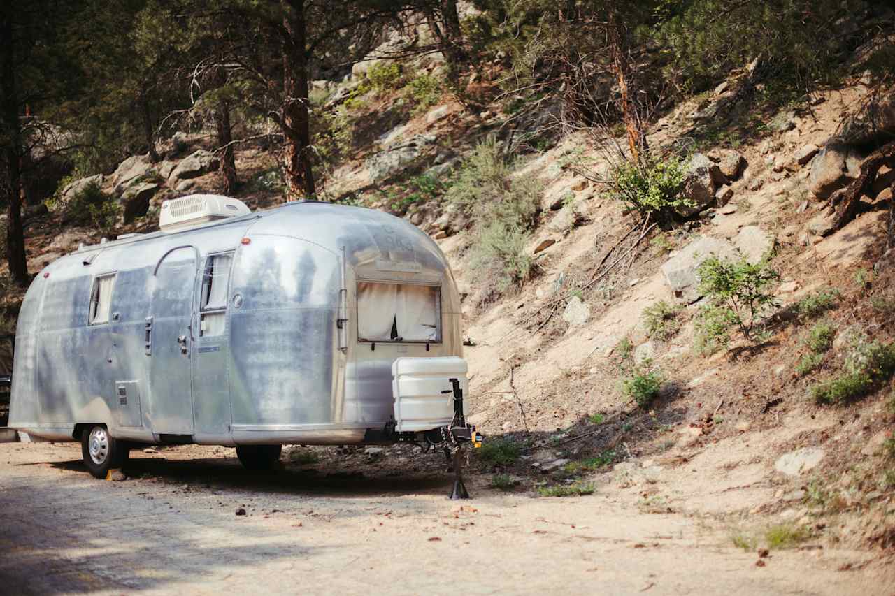 Brough a camper? No problem. Dot & Byron provided a spot to park my camper while I was able to stay at Bliss Camp. 