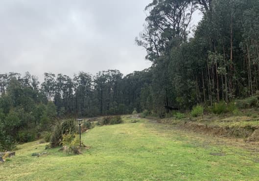 Pitch your tent here on the greenery or head further along the track to find a more secluded spot.