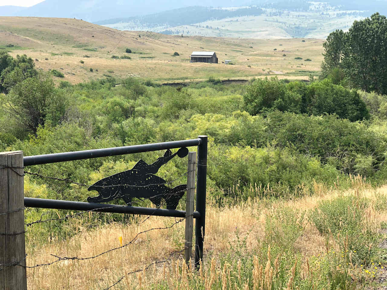 Entrance to the property 