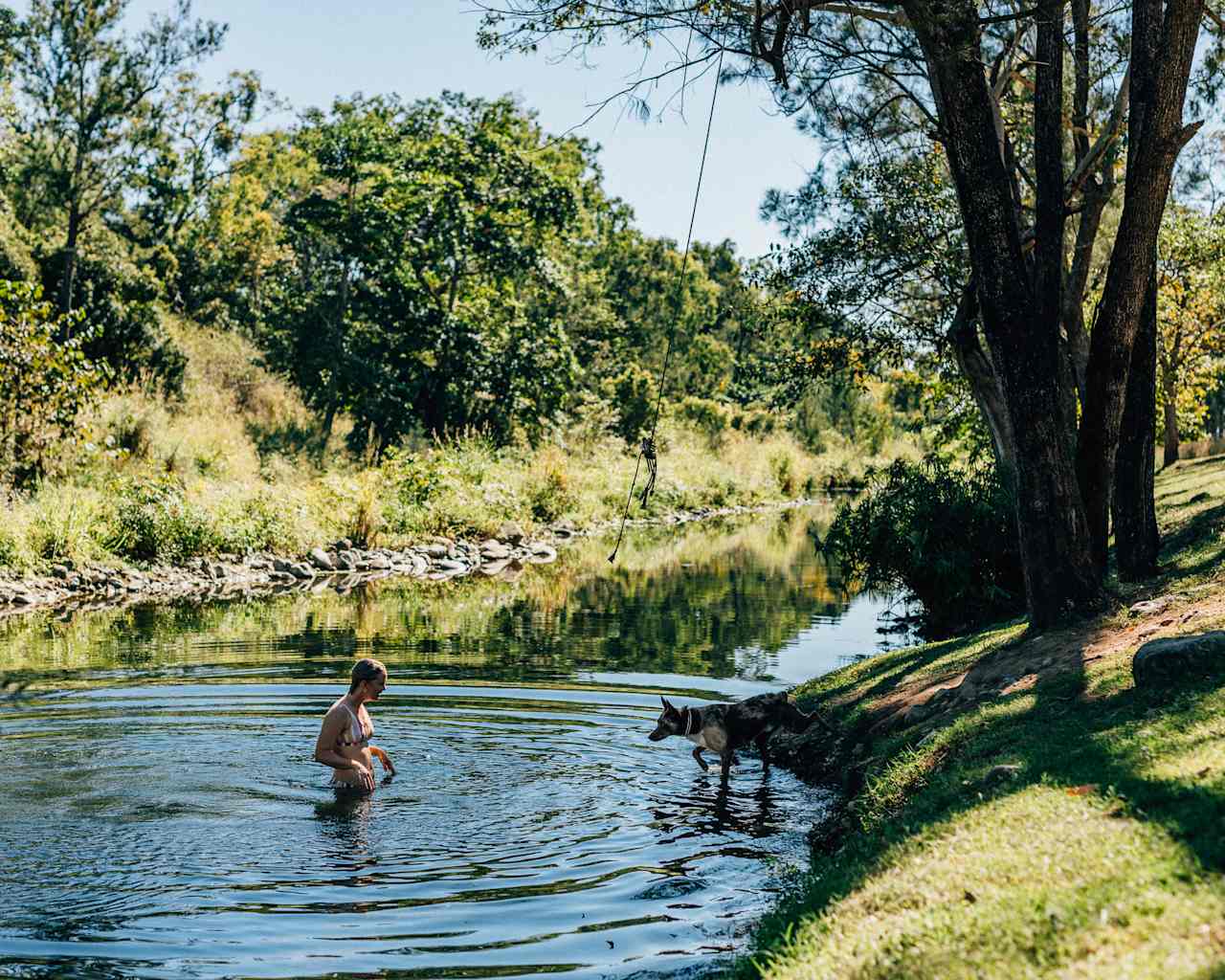 Perfect spot to cool off after a big day.