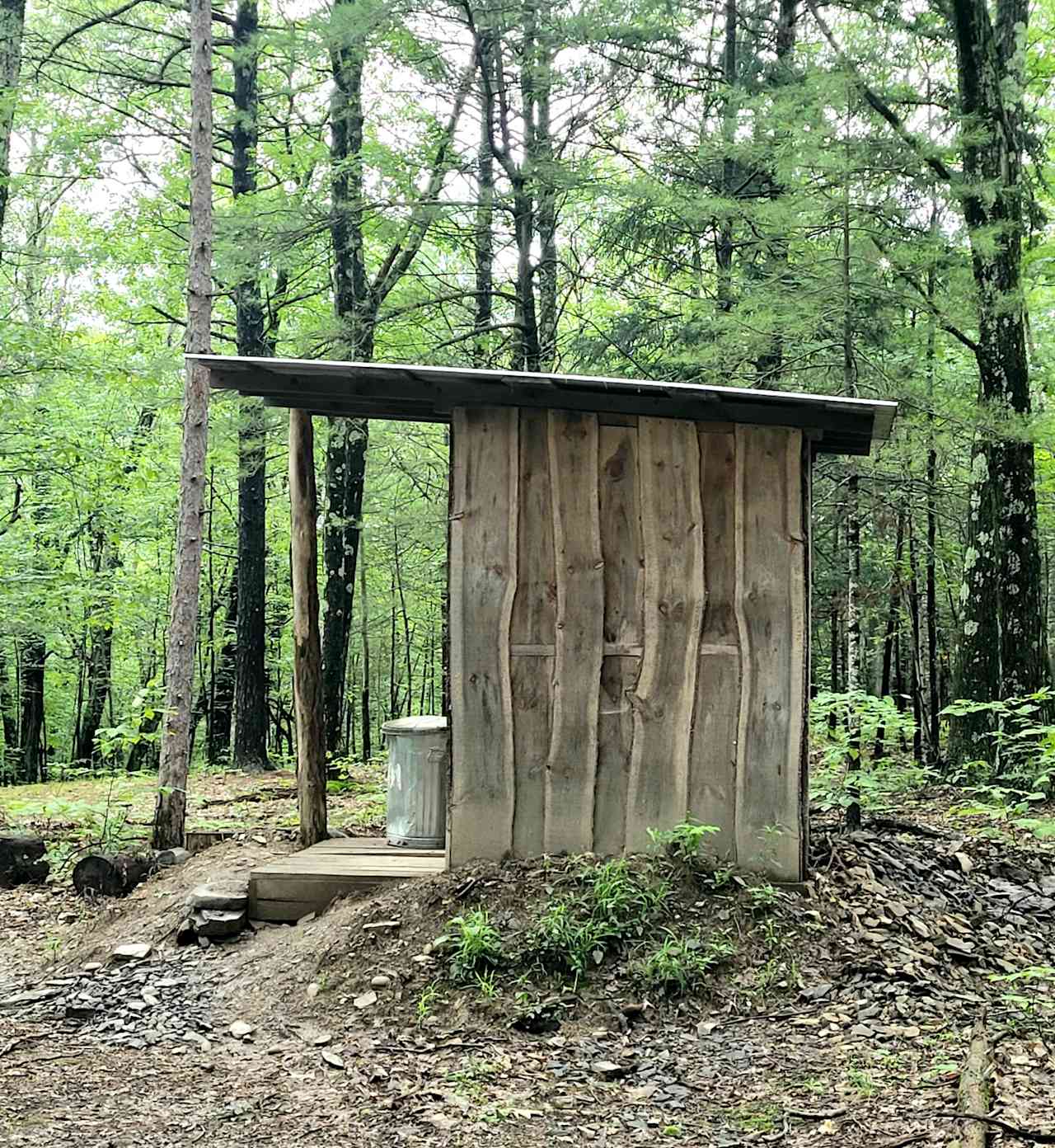 Rustic outhouse 