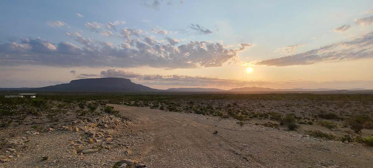 View of Elephant Mountain Wildlife Management Area from Saddletramp Ranch