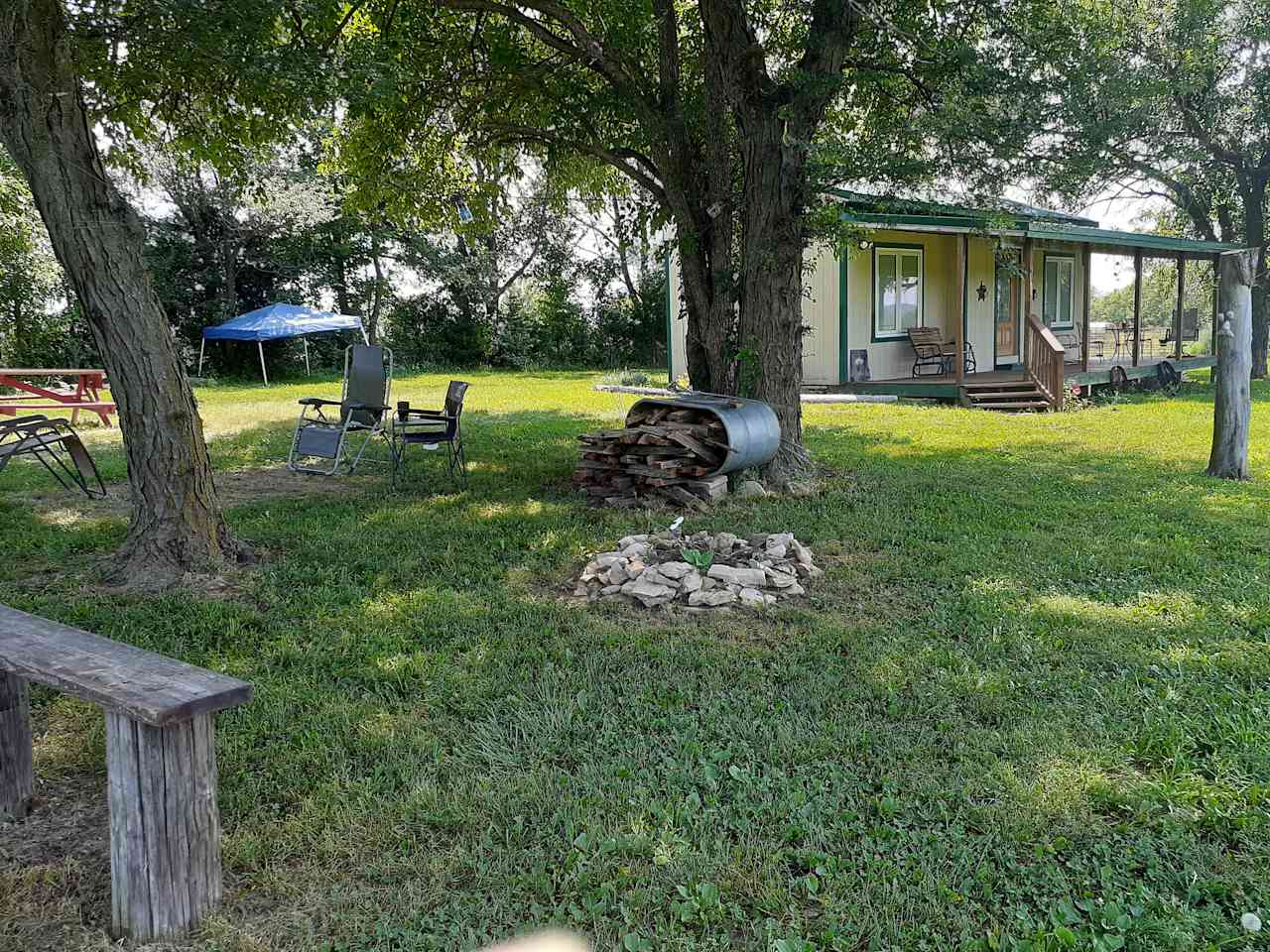 The cozy bunkhouse