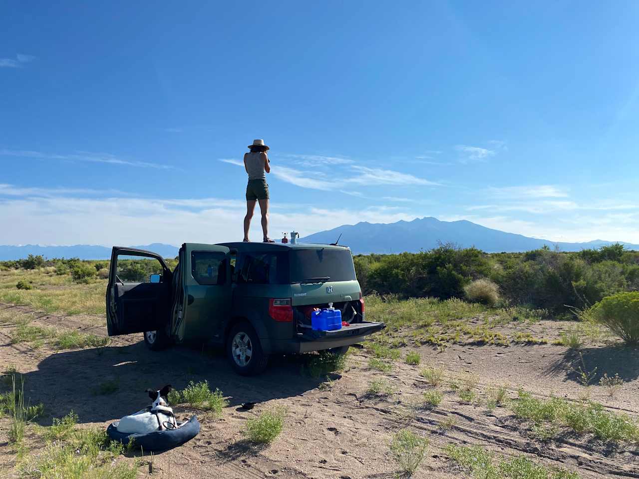 Views of the sacred Sangre de Cristo Range