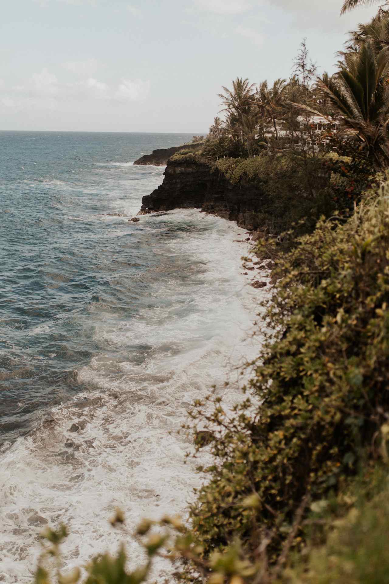 rock ledge hike to the black sand beach