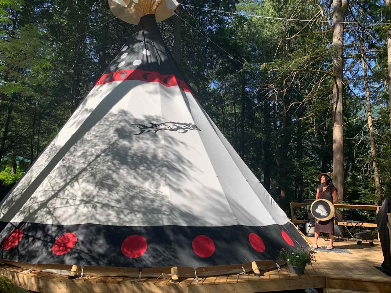 Fraser Canyon teepee escape