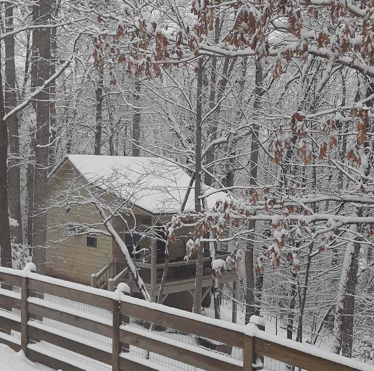 The Bunkhouse in February.