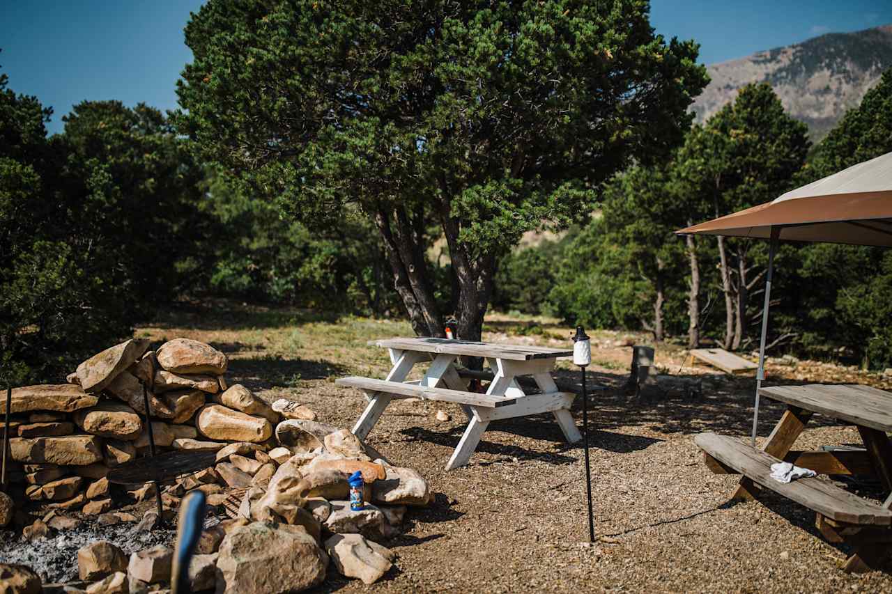 Picnic tables to use