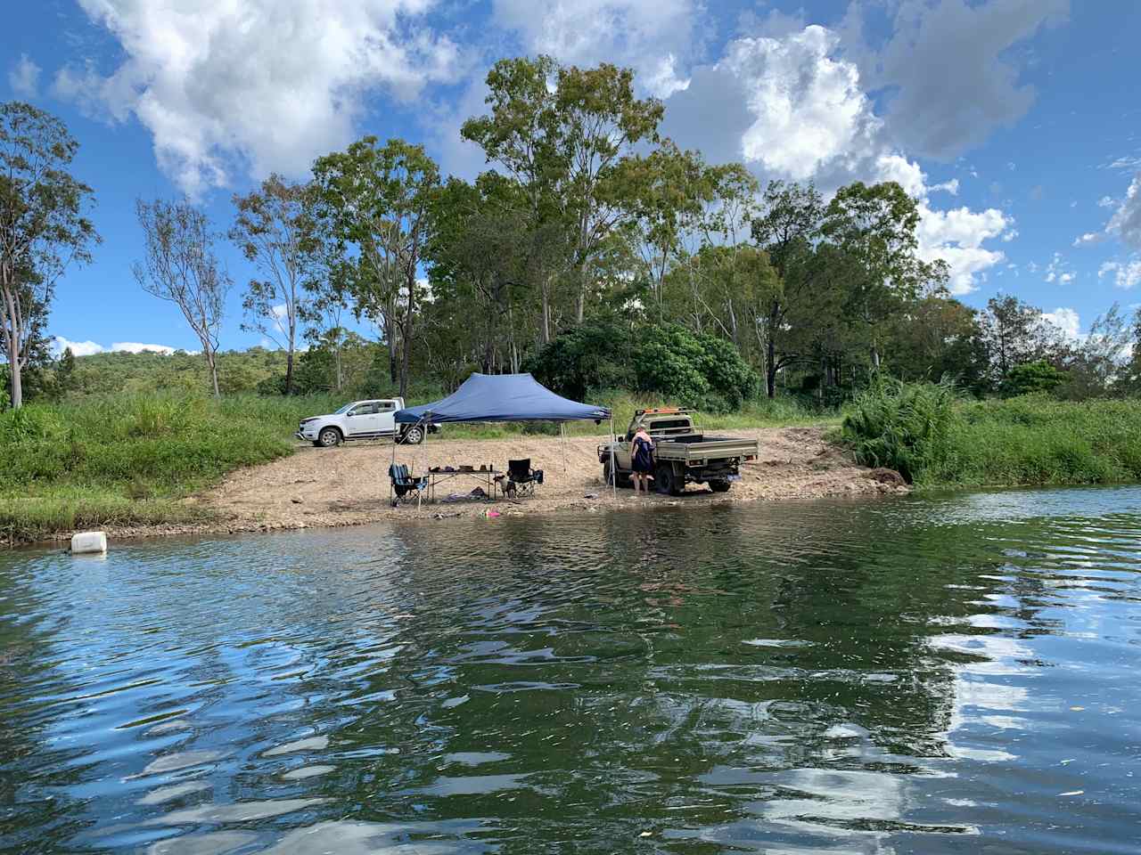 Creek and Antique Camping