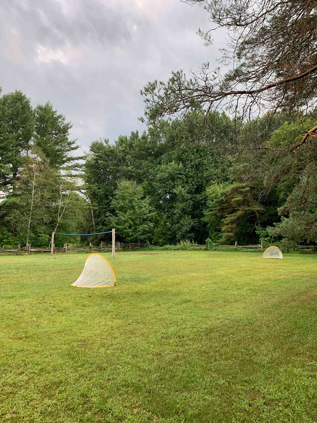 This sports field is beside your camp site. Feel free to wake up and enjoy the games!