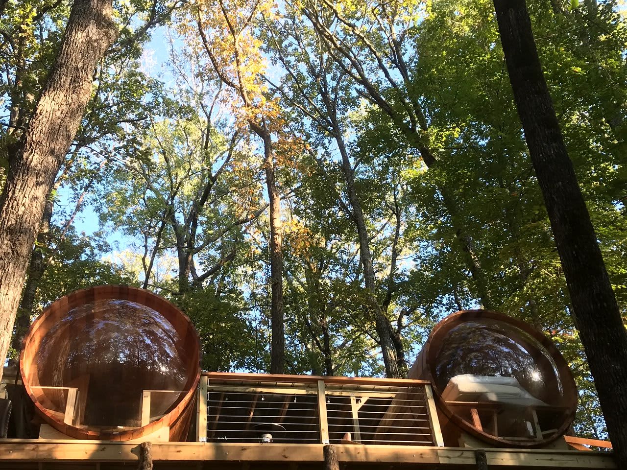 Eco-Friendly Tree House Pods for a Georgia Glamping Experience