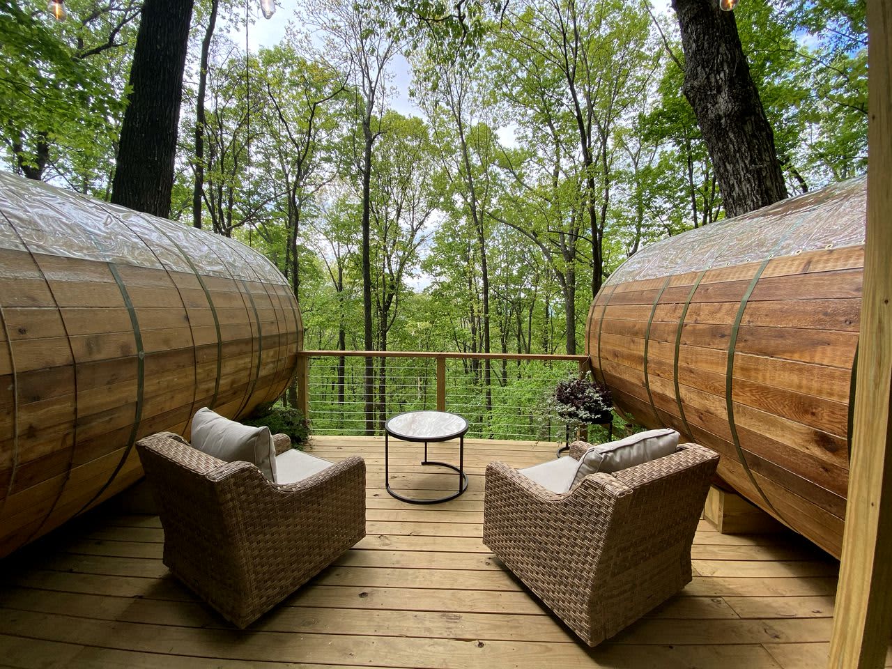 Eco-Friendly Tree House Pods for a Georgia Glamping Experience