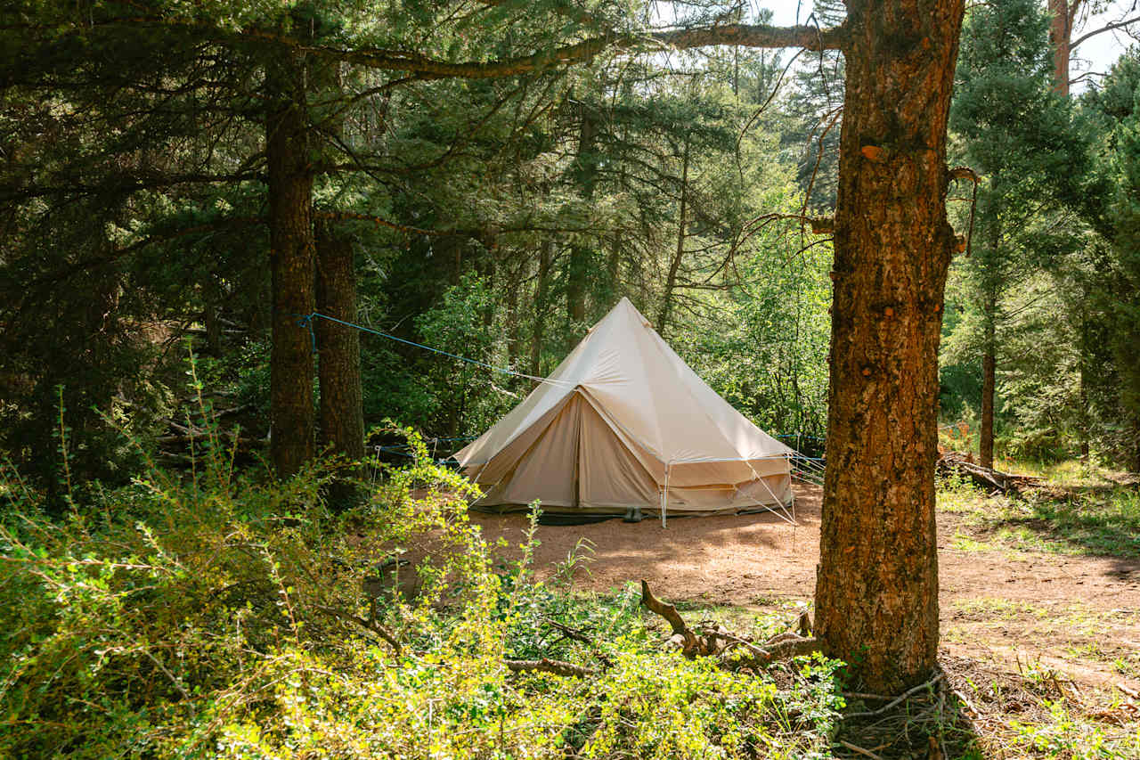 Truly the coziest spot for a little glamping getaway.